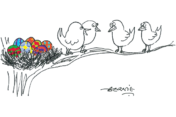 ‘Excuse the mess — we’ve had the decorators in.’