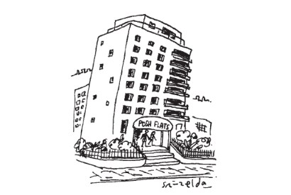 ‘Obviously, accountants, solicitors, head teachers and other poor people use a different entrance.’