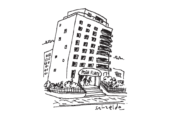 ‘Obviously, accountants, solicitors, head teachers and other poor people use a different entrance.’