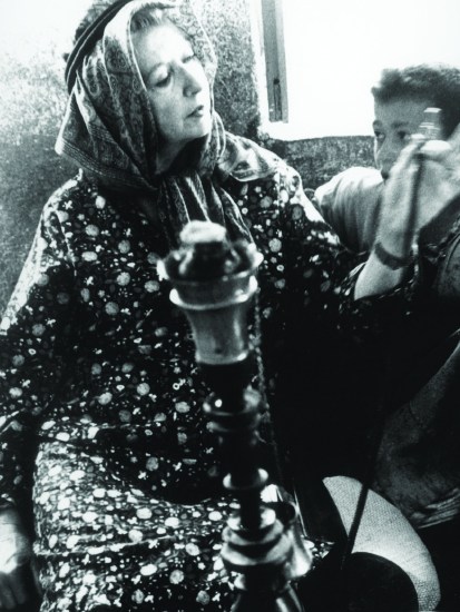 Lesley Blanch in a bar in Menton in the south of France, in 1961Lesley Blanch in a bar in Menton in the south of France, in 1961