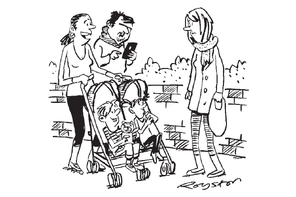 ‘We wanted them to have contemporary names — this is Omg and Lol.’