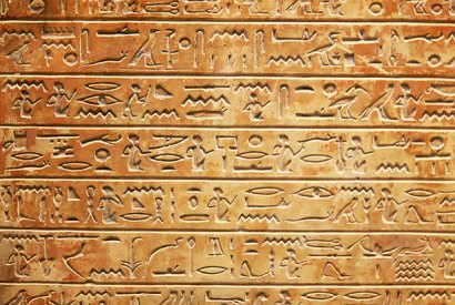 The writing on the wall: some of the well-preserved hieroglyphs at Karnak