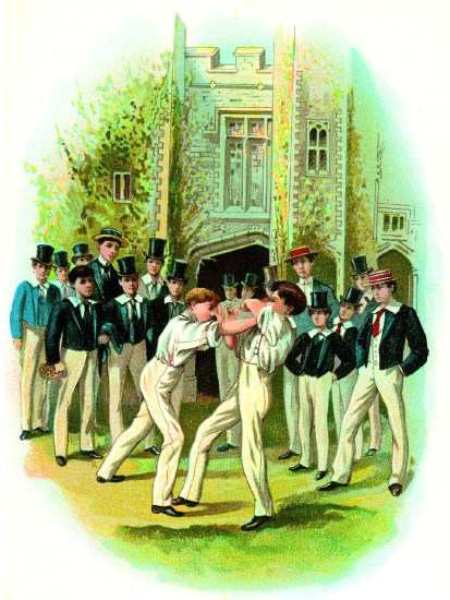 From Tom Brown’s School Days, illustrated by Thomas Hughes