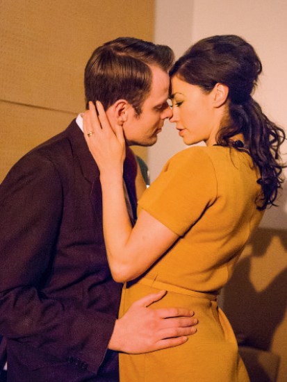 Simon Darwen as Peter and Siubhan Harrison as Eloise in ‘The Armour’