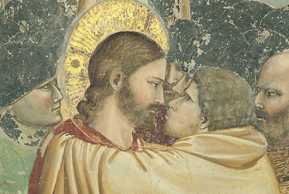 Giotto’s ‘The Kiss of Judas’ in the Scrovegni Chapel, Padua