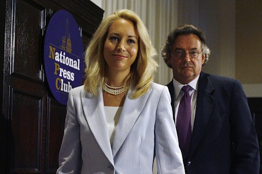 Valerie Plame And Joseph Wilson Hold Press Conference On Lawsuit