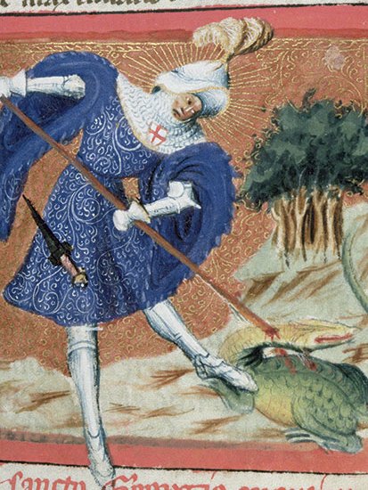St George as depicted in The Golden Legend