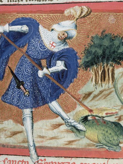 St George as depicted in The Golden Legend