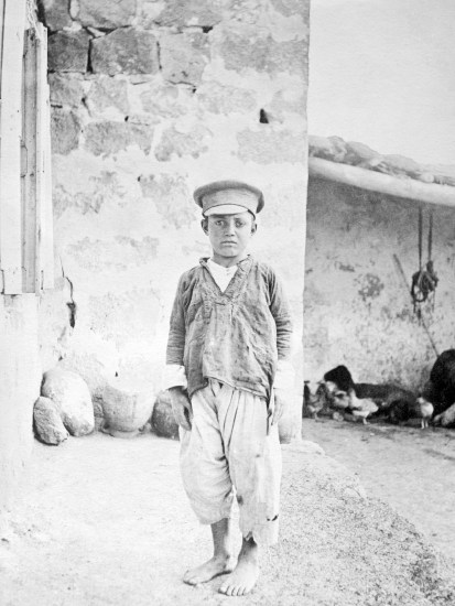 An Armenian orphan in 1915. Hundreds of thousands of Christian women and children who survived the genocide suffered forced conversion to Islam