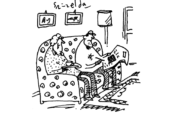 ‘We must remember to send the Johnsons a death threat.’