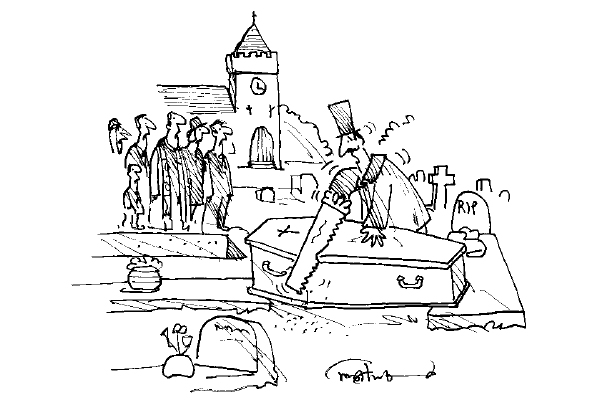 ‘It’s how my beautiful assistant would have wanted it.’