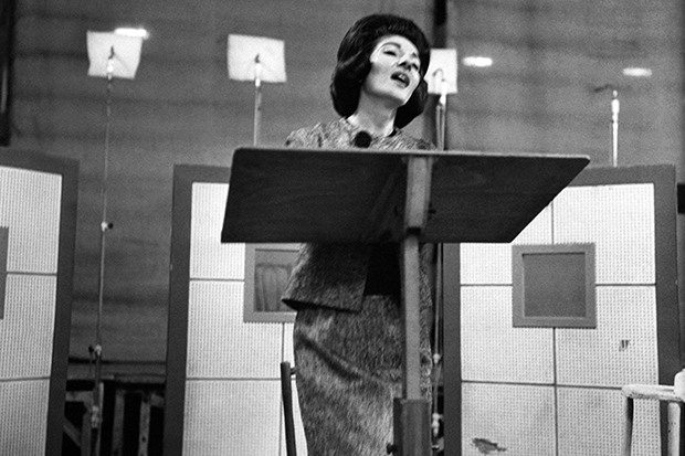 Maria Callas recording an album for EMI at the Salle Wagram, Paris, in 1963. Photo: Robert Doisneau
