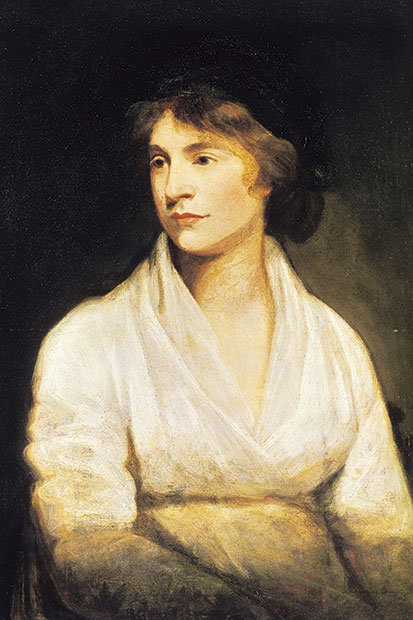 Mary Shelley's mother Mary Wollstonecraft by John Opie