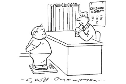 ‘When did you last see your feet?’