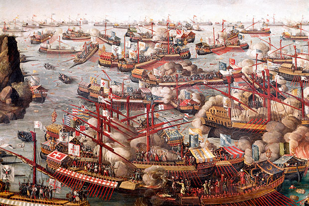 The battle of Lepanto, October 1571