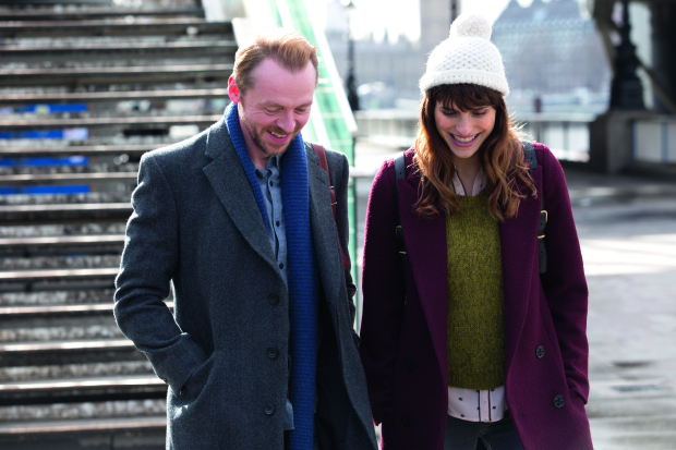 You want a sinkhole to appear and swallow them up: Simon Pegg (Jack) and Lake Bell (Nancy)
