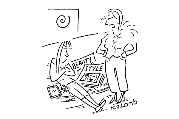 ‘Isn’t it time you went out and got yourself a proper nose job?’