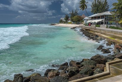 A stormy day in Hastings, Barbados