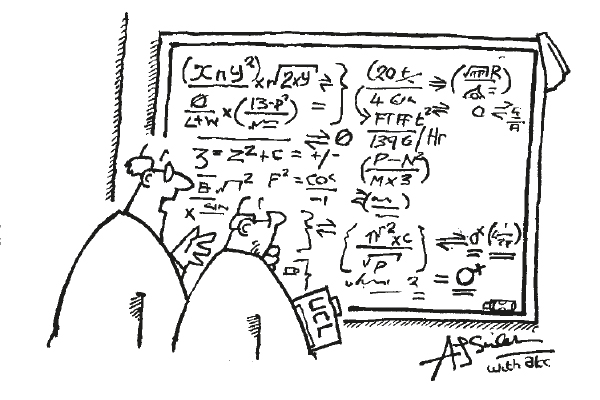 ‘Great Scott, Professor Hunt has explained women!’