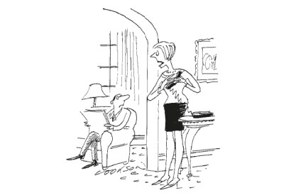 ‘I’m not sure — it’s either your mother or a cold-caller....’