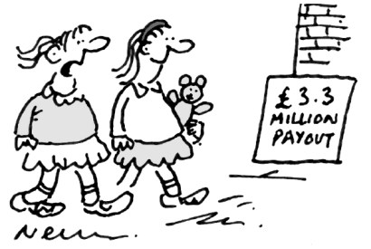 ‘It’s every young girl’s dream — to divorce a millionaire.’