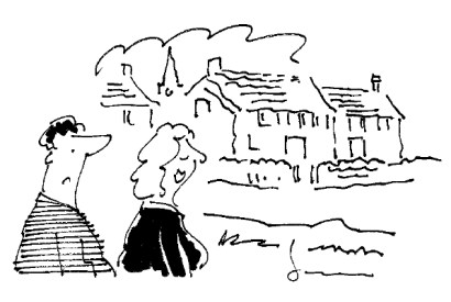 ‘It’s one of those traditional villages where the locals are all from Hampstead.’