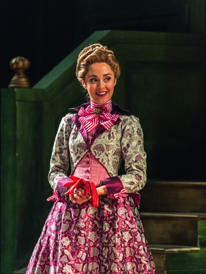 Acerbic sex bomb: Susannah Fielding as Mrs Sullen in ‘The Beaux’ Stratagem’