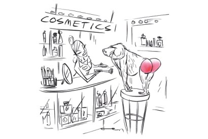 ‘I’m not sure that shade is right for you — let’s try something a bit more subtle.’