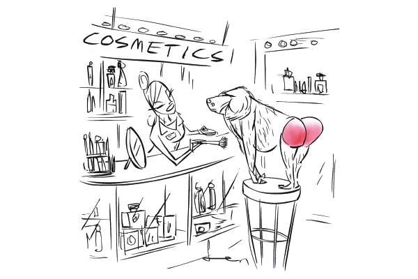 ‘I’m not sure that shade is right for you — let’s try something a bit more subtle.’