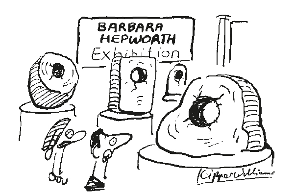 ‘She punched a hole when anyone compared her to Henry Moore.’