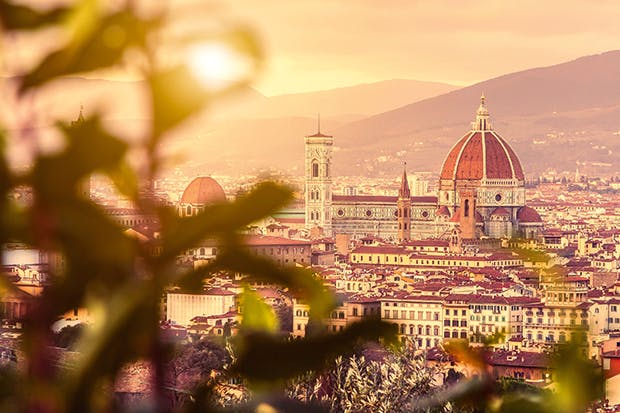 Please don’t faint: Florence at sunset