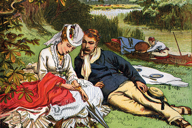 First he brought limp salad, and now it’s drizzling