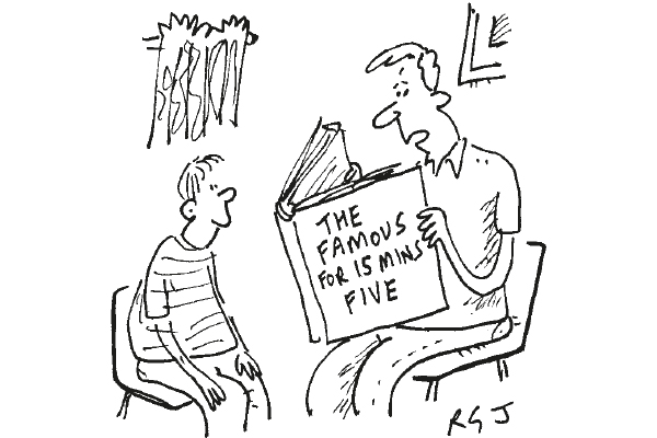 ‘Then Julian, Dick, Anne, George and Timmy uploaded the footage of their adventure to YouTube…’