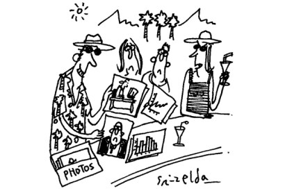 ‘Oh for goodness sake, Colin! Nobody wants to see your work snaps!’