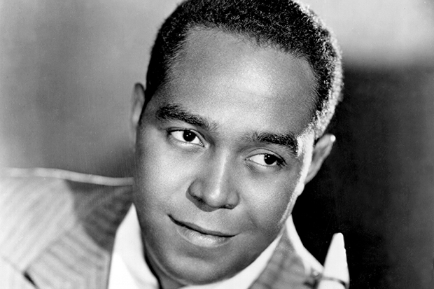 Jazz soloist Charlie Parker with his saxophone c. 1946
