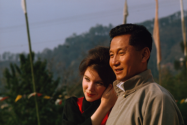 Thondup and Hope on honeymoon in 1963