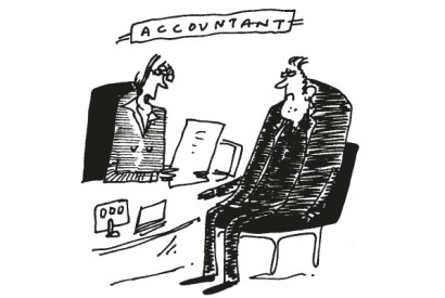 ‘Due to some unwise financial investments, you’re no longer a rich bastard, I’m afraid.’