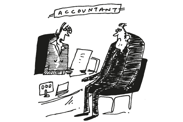 ‘Due to some unwise financial investments, you’re no longer a rich bastard, I’m afraid.’