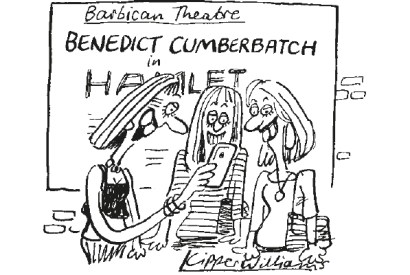 ‘I got a great one of him complaining about people using camera phones.’