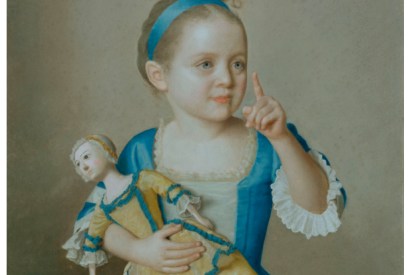 ‘Marie-Anne Françoise Liotard with a Doll’, c.1744, by Jean-Etienne Liotard