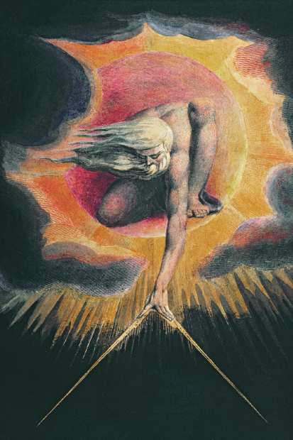William Blake’s depiction of Urizen, creator and lawgiver