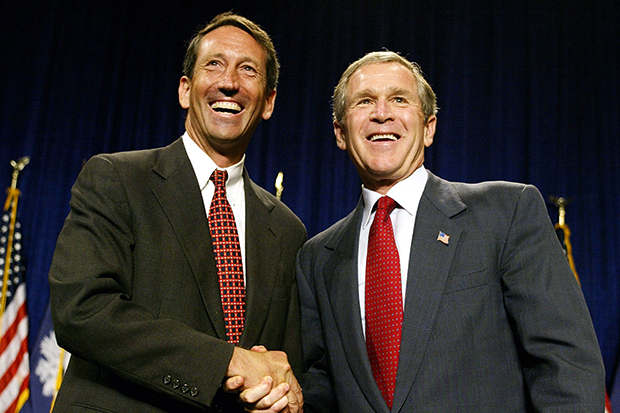 Mark Sanford and George W. Bush in 2002