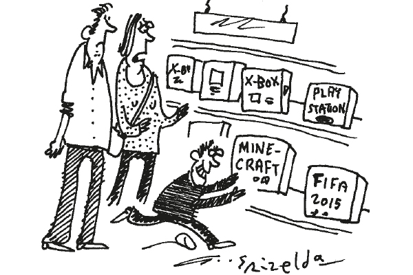 ‘Oh no! He’s going big game hunting.’