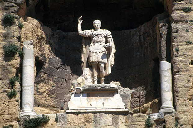 Statue of Augustus in Orange, southern France