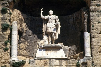 Statue of Augustus in Orange, southern France