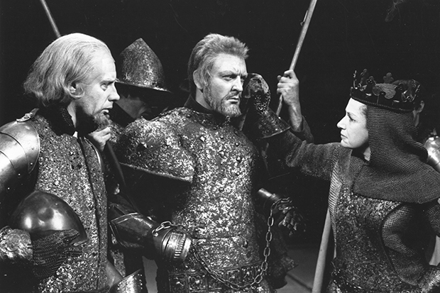 The way we were: Dame Peggy Ashcroft as Queen Margaret, with Donald Sinden and cast members, in the Royal Shakespeare Company’s ‘Wars of the Roses’, Stratford, 1963