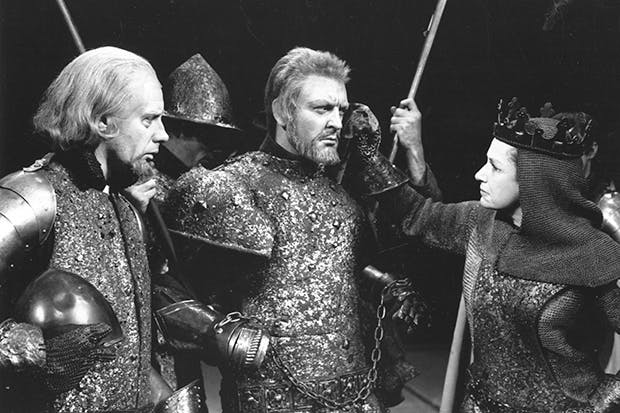 The way we were: Dame Peggy Ashcroft as Queen Margaret, with Donald Sinden and cast members, in the Royal Shakespeare Company’s ‘Wars of the Roses’, Stratford, 1963