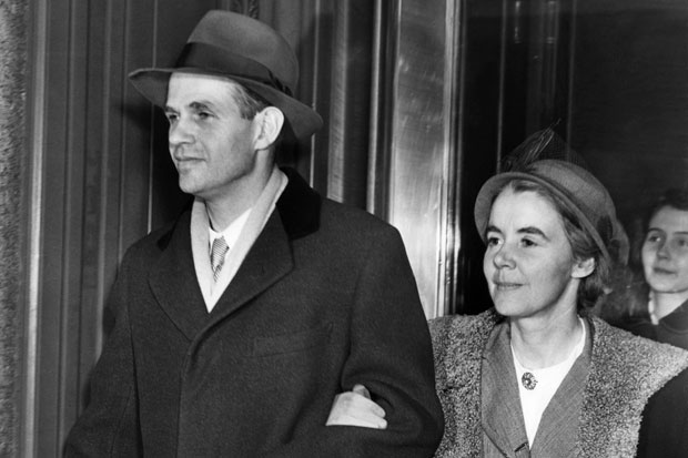 Alger Hiss attends his trial (Photo: Getty)
