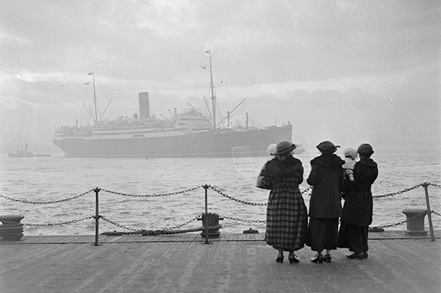 Transatlantic grandeur: A Cunard liner in 1932