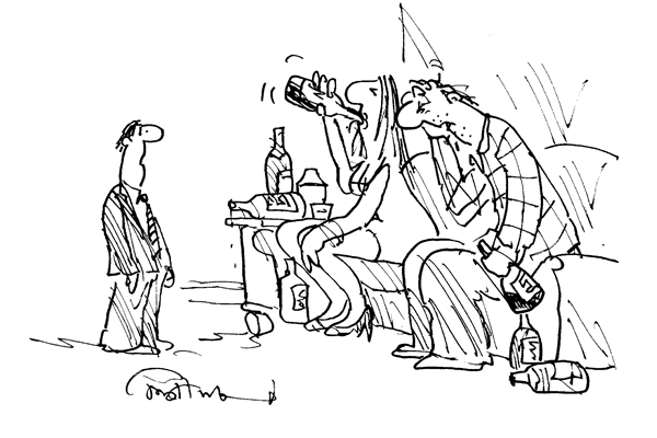 ‘You’ll not be going to parents’ evening, I presume.’